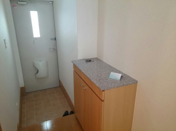 ゆったりとした玄関です