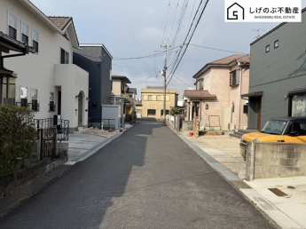 前面道路です。