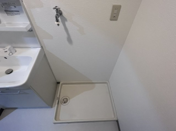 洗濯機置場です