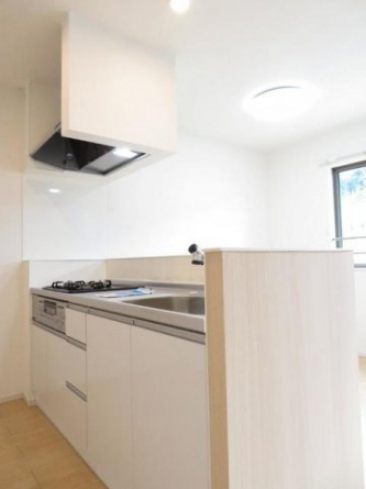 コンパクトなキッチンで掃除もラクラク