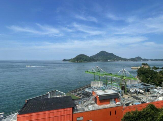 西側の眺望です