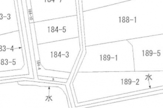 位置図　　１８４番地－３
