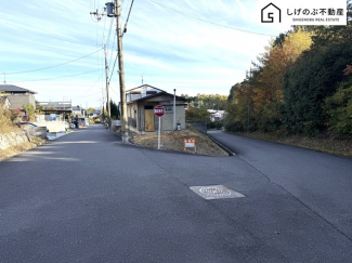 前面道路です。