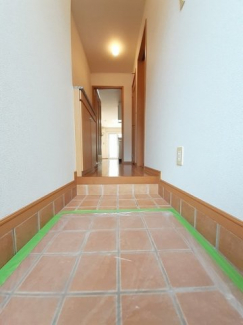 ゆったりとした玄関です