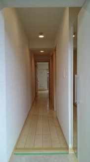 明るい玄関です