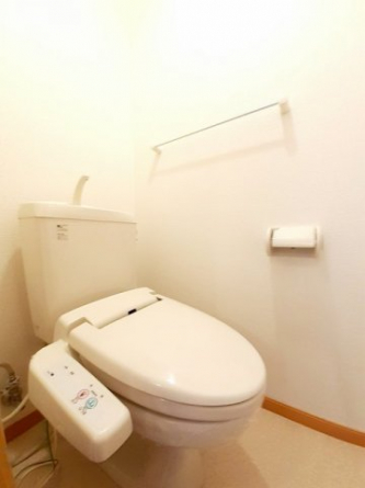 ゆったりとした空間のトイレです