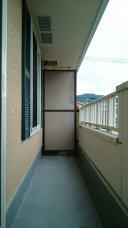 陽当たり良好なバルコニーです