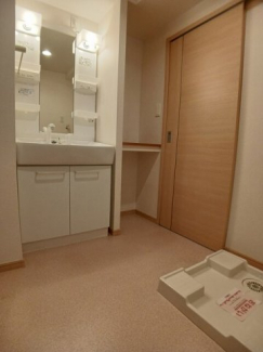 広い洗面スペース