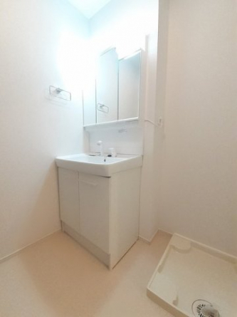 広い洗面スペース