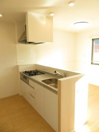 コンパクトなキッチンで掃除もラクラク