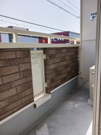 広々としたバルコニーです