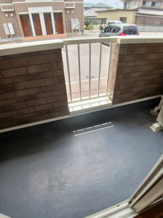 陽当たり良好なバルコニーです