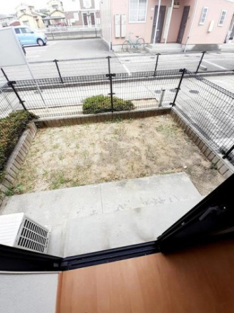 お庭が付いています