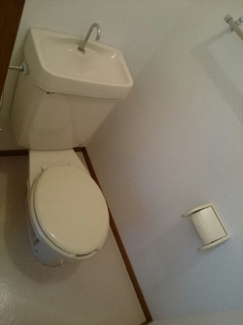 コンパクトで使いやすいトイレです