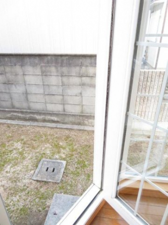 お庭が付いています