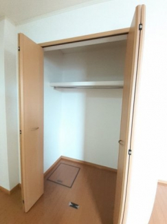 大きなスペースがあり、収納には困りません