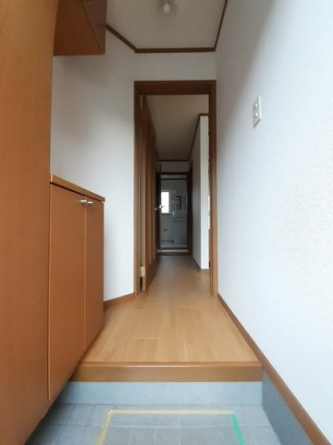 ゆったりとした玄関です