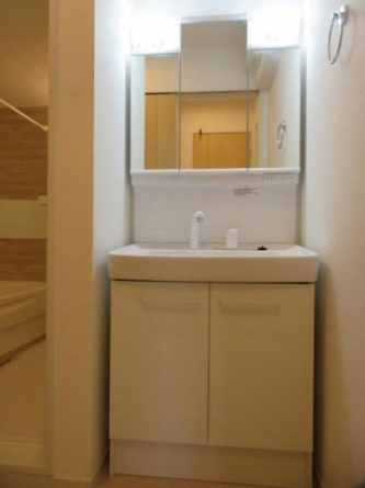 忙しい朝には欠かせない洗面所です