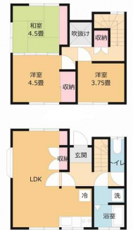 新居浜市中萩町のアパートの画像