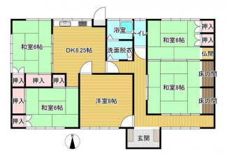 南宇和郡愛南町御荘平城の中古一戸建ての画像