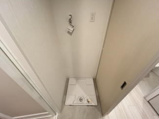 洗濯機置場です