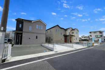 完成後パースが出来ました★現地の雰囲気をご覧ください♪全６戸の新築戸建が完成予定です！