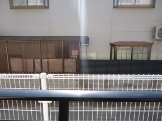 バルコニーからの景色です