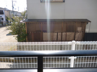 バルコニーからの景色です