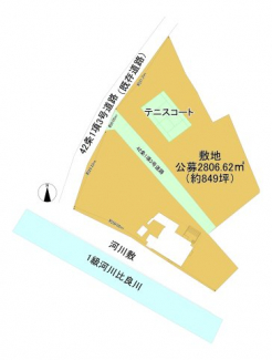 建物含めた敷地全体図