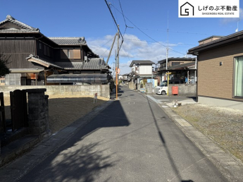 前面道路です。
