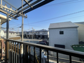 バルコニーからの景色です