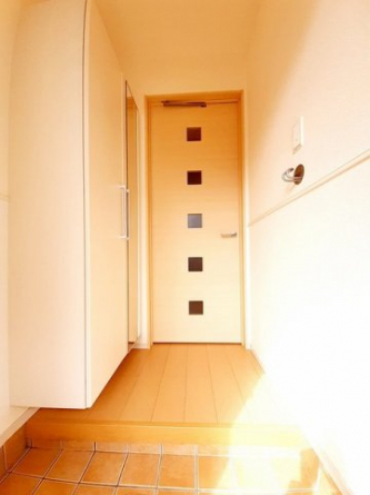 毎日通る玄関はこちらです