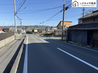 前面道路です。
