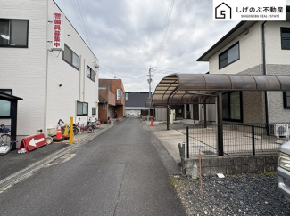 前面道路です。