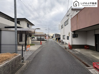 前面道路です。