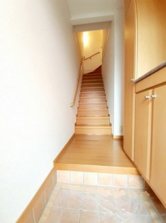 ゆったりとした玄関です