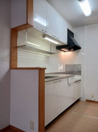 コンパクトなキッチンで掃除もラクラク