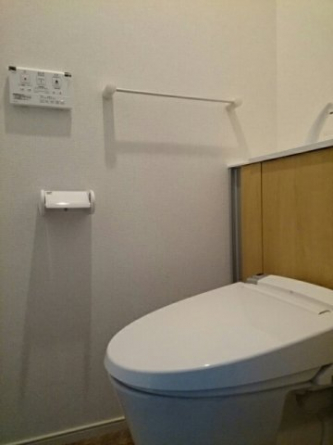 トイレもきれいです