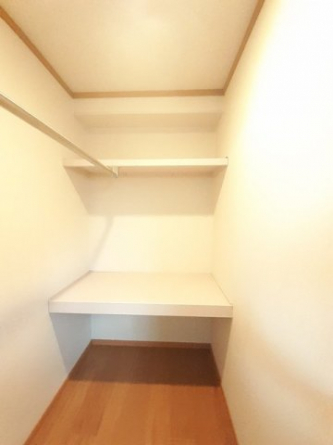 ちょっとした収納スペースも充実しています