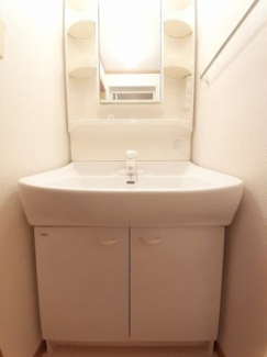 忙しい朝には欠かせない洗面所です