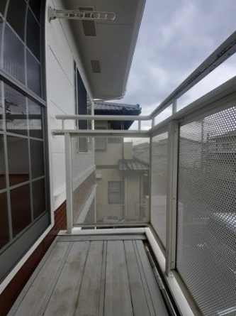 陽当たり良好なバルコニーです