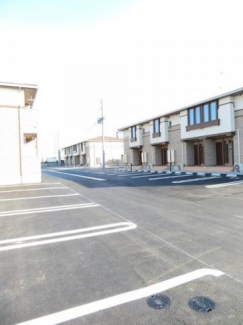 駐車場に車を止められます