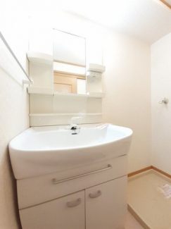 広い洗面スペース