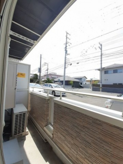 陽当たり良好なバルコニーです