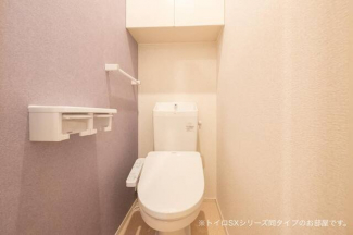 清潔感のあるトイレです