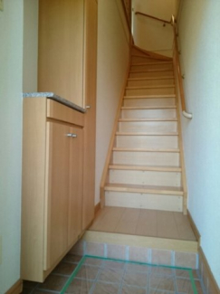 毎日通る玄関はこちらです