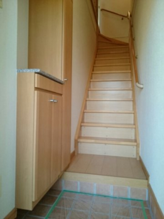 毎日通る玄関はこちらです