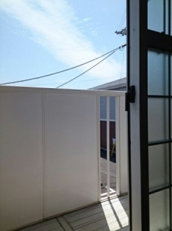 陽当たり良好なバルコニーです