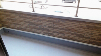 外からの目が気にならないバルコニーで洗濯物が干せます