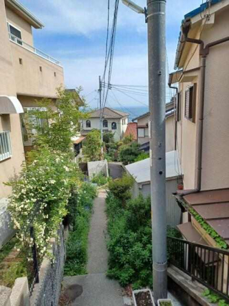 前面道路からの眺望
